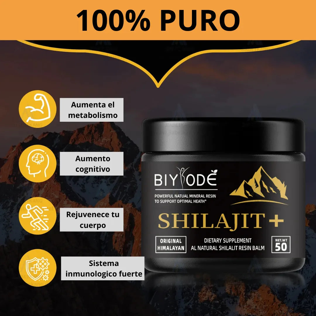 SHILAJIT - AUMENTA TU TESTOSTERONA