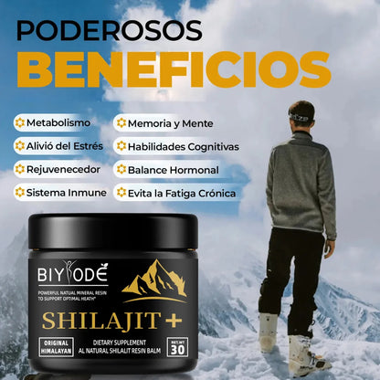 SHILAJIT - AUMENTA TU TESTOSTERONA