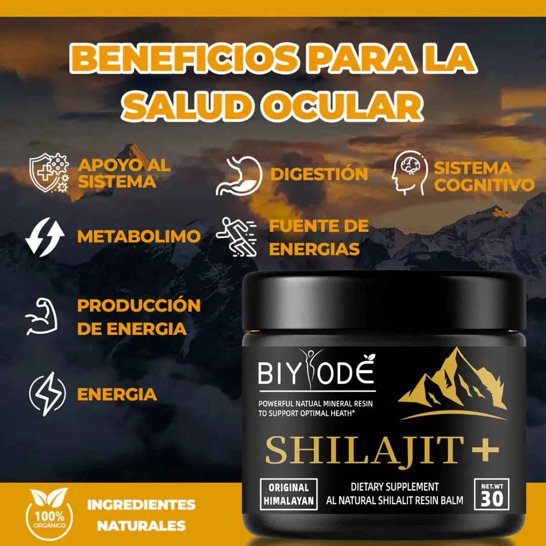 SHILAJIT - AUMENTA TU TESTOSTERONA